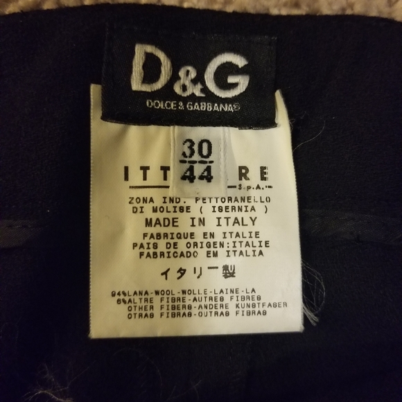 Dolce & Gabbana VINTAGE Wool Dress Pants - Picture 5 of 8